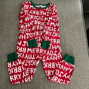 Toddler Christmas pajamas. Worn once!